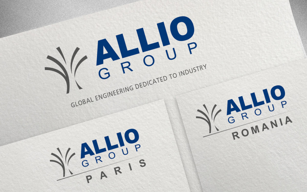 logo allio group par izard création