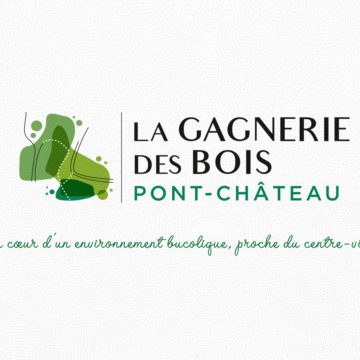 Agence communication visuelle - Logo la Gagnerie des bois