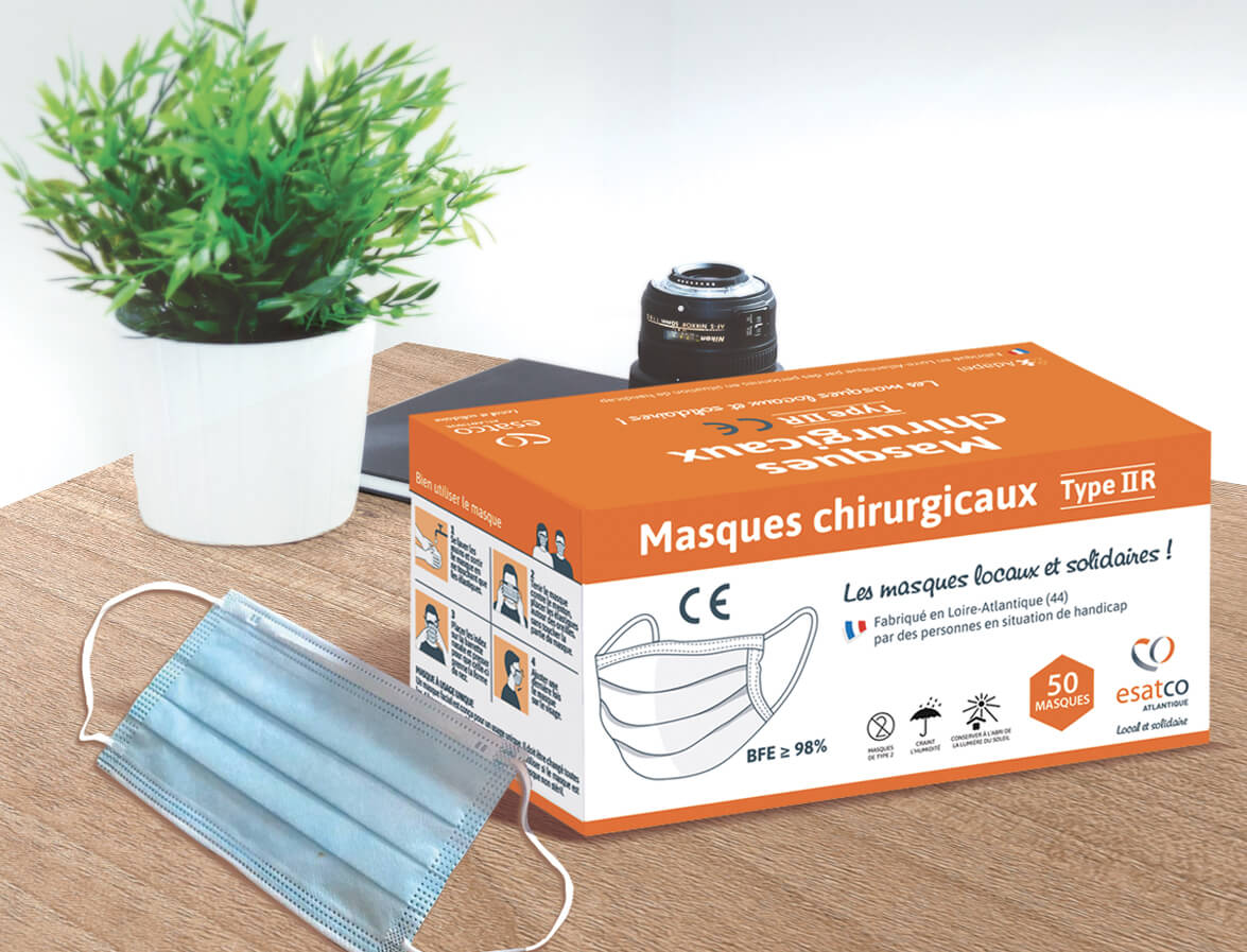 Agence Packaging - Emballage de masques chirurgicaux locaux et solidaires
