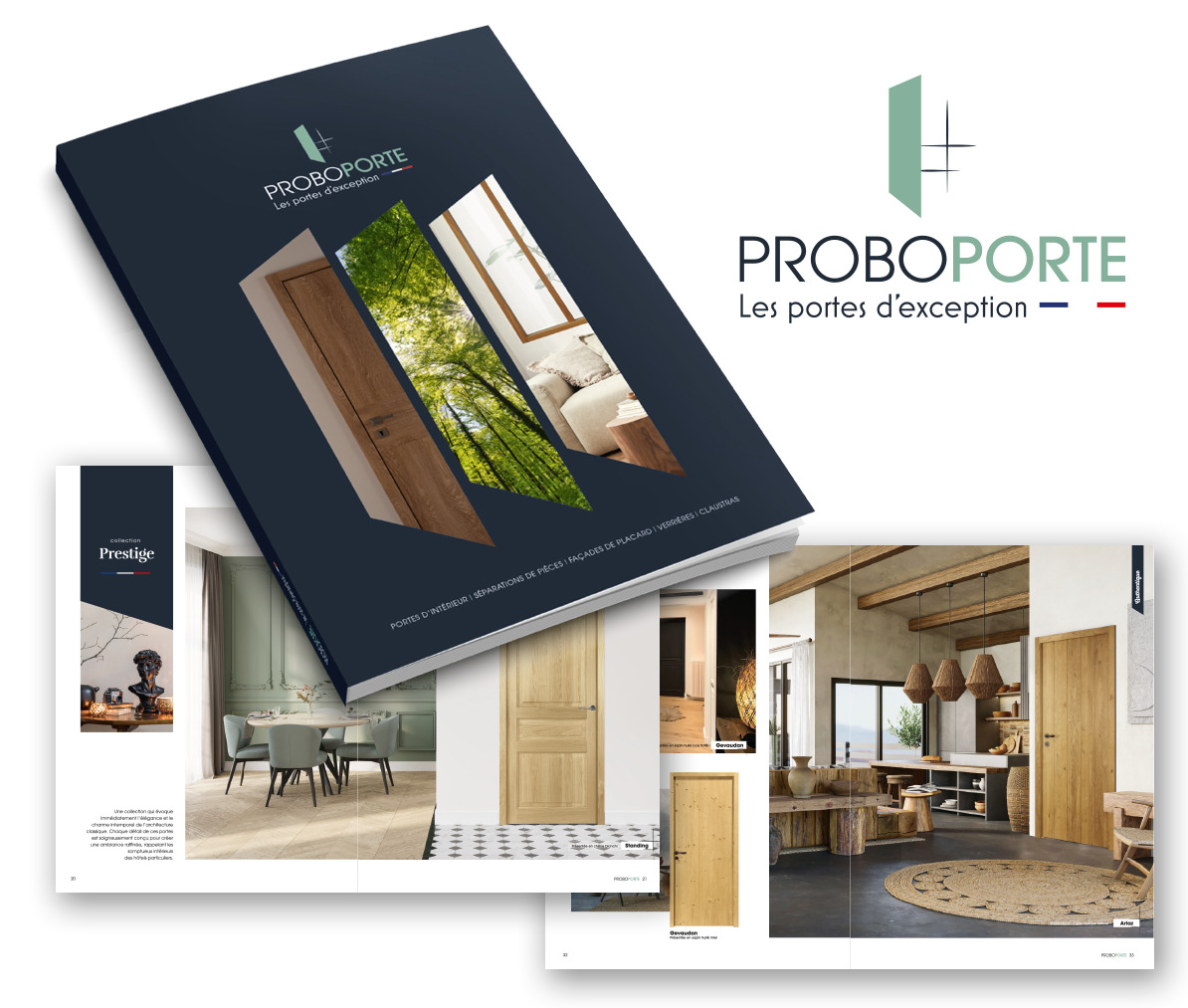 Nouvelle identité et création du catalogue pour Proboporte