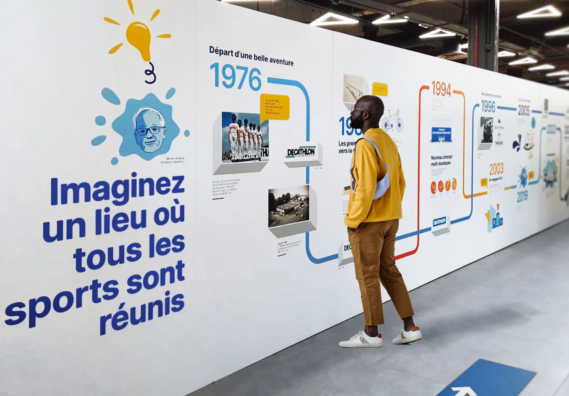 Frise immersive Decathlon