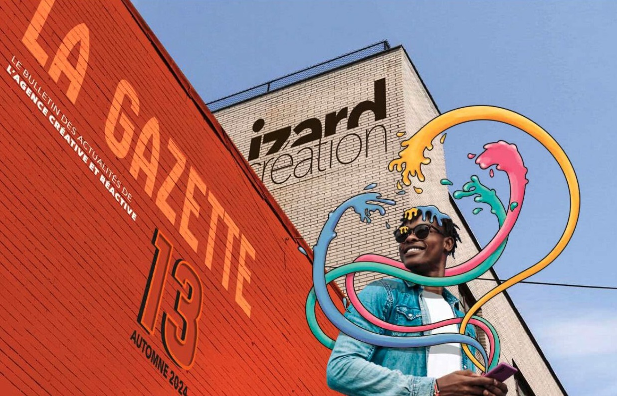 Couverture gazette studio graphique izard création automne 2024