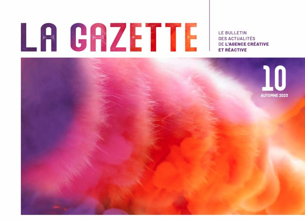 Couverture gazette studio graphique izard création automne 2023